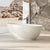 LUCCI 1500mm Oval Freestanding Bathtub Gloss White Baths AROVA 