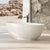 LUCCI 1700mm Oval Freestanding Bathtub Gloss White Baths AROVA 
