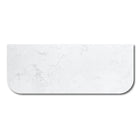 Luxe 1210x470mm Curved Marble Silica Free Benchtop Vanity Top Arova