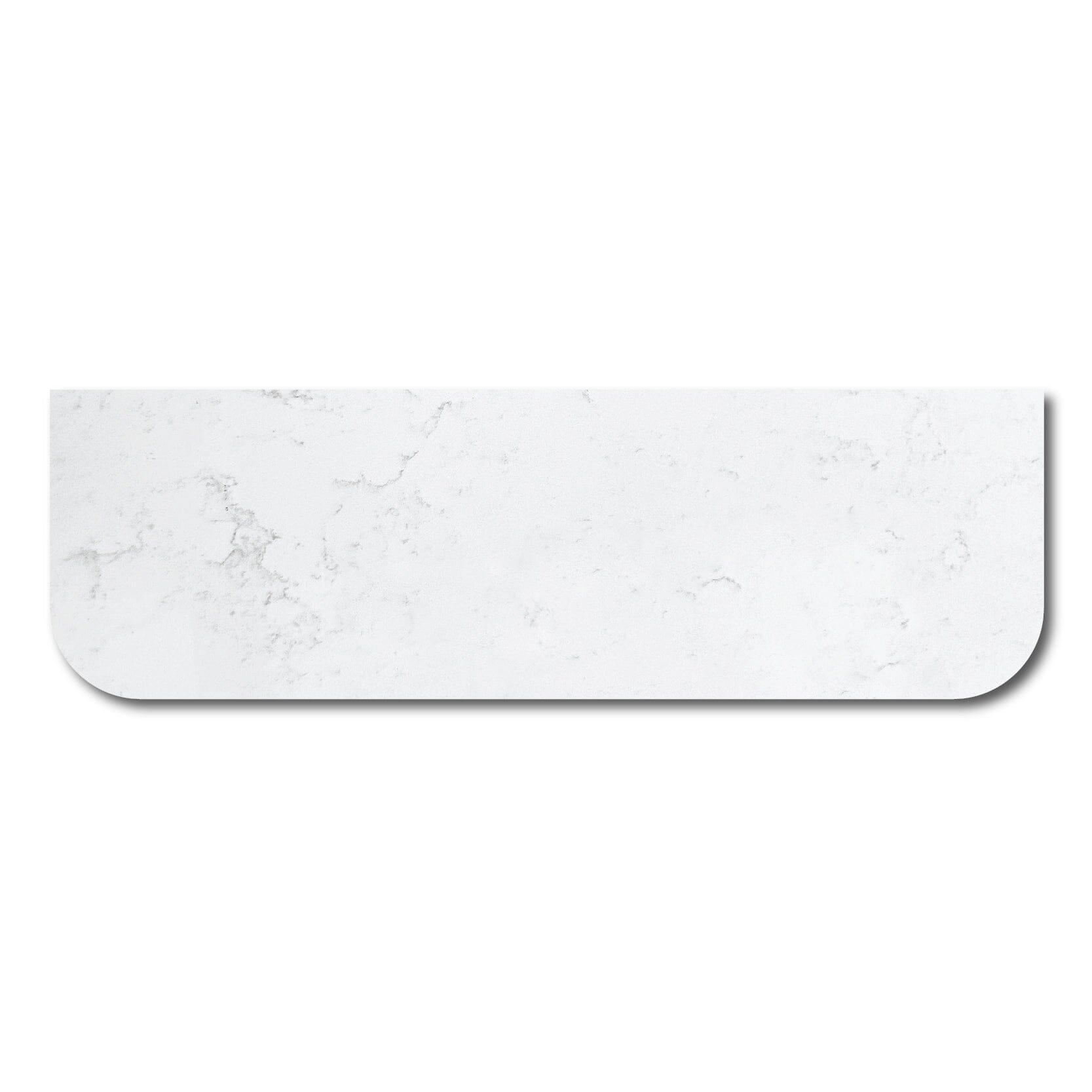 Luxe 1510x470mm Curved Marble Silica Free Benchtop Vanity Top Arova