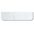 Luxe 1810x470mm Curved Marble Silica Free Benchtop Vanity Top Arova