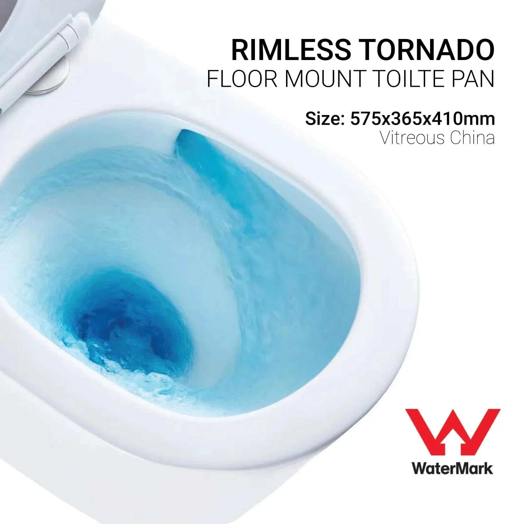 Max57 Rimless Tornado Floor Mount Toilet Pan Packaging - Geberit Sigma 8 Cistern & Square Button Toilets Arova