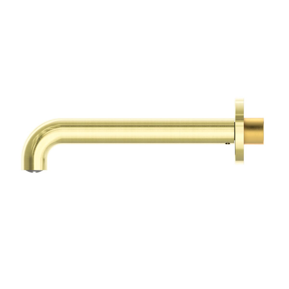 MECCA BASIN/BATH SPOUT ONLY 120/160/185/230/260MM BRUSHED GOLD Tapware Nero