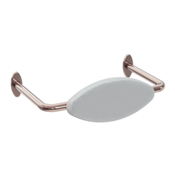 MECCA CARE DDA TOILET BACKREST BRUSHED BRONZE NRCR0001BZ Accessories Nero