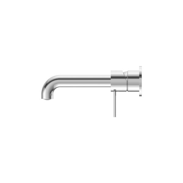 MECCA WALL BASIN/BATH MIXER SEPARATE BACK PLATE 120/160/185/230/260MM CHROME Tapware Nero