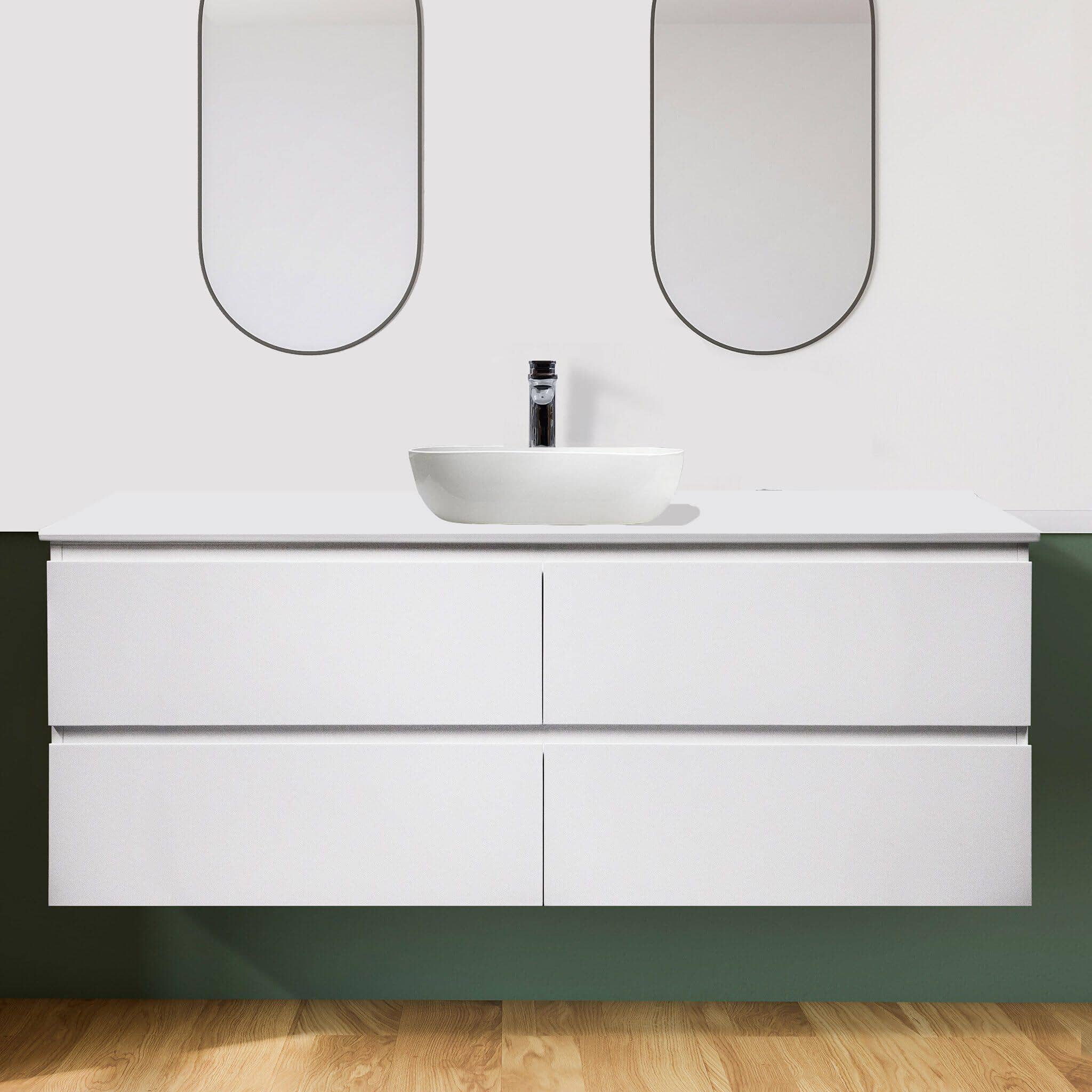 Mia 1500mm Wall Hung Vanity + Bliss Stone Top AROVA