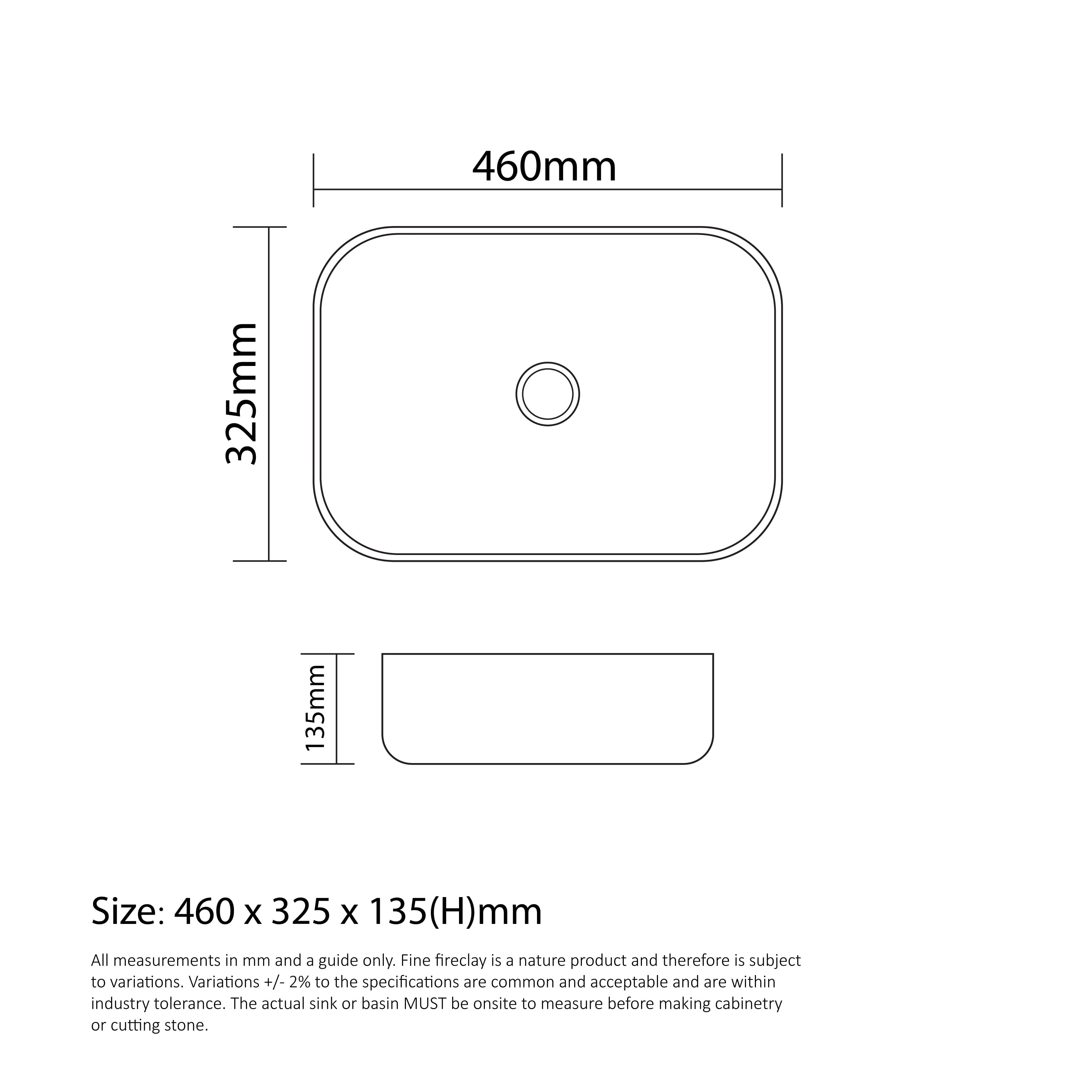 MICA 46 Above Counter Basin Matte Black White Basins Arova