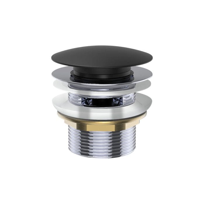 MICA Bath Waste with Overflow Matte Black Baths Arova