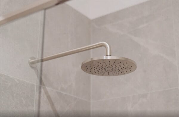 Nero ROUND SHOWER ARM 500MM LENGTH BRUSHED NICKEL NR502LBN Showers Nero