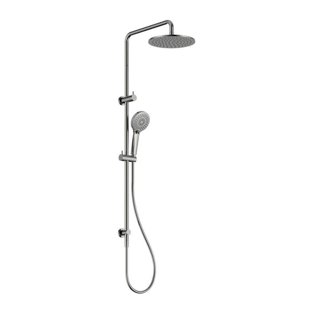 Nero ROUND TWIN SHOWER CHROME NR250805dCH Showers Nero