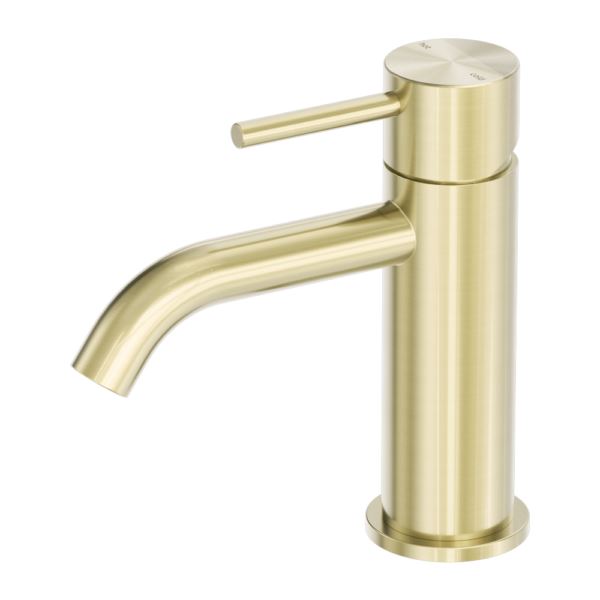 Nero Zen SS316L Basin Mixer Brushed Gold NR162201BG Tapware Nero