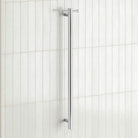 ORIO Round Vertical Heated Towel Rail Single Chrome Heated Towel Rails Arova