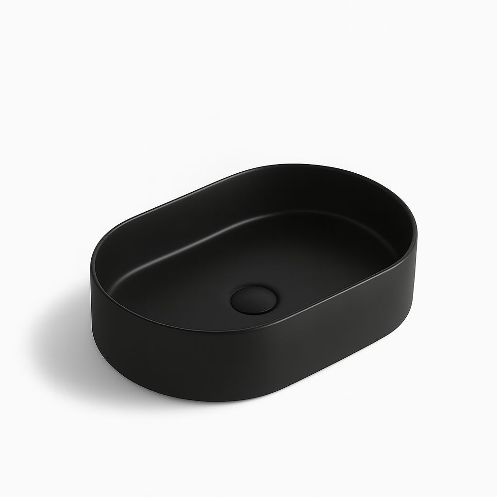 REMY 50 Above Counter Basin Matte Black Basins Arova