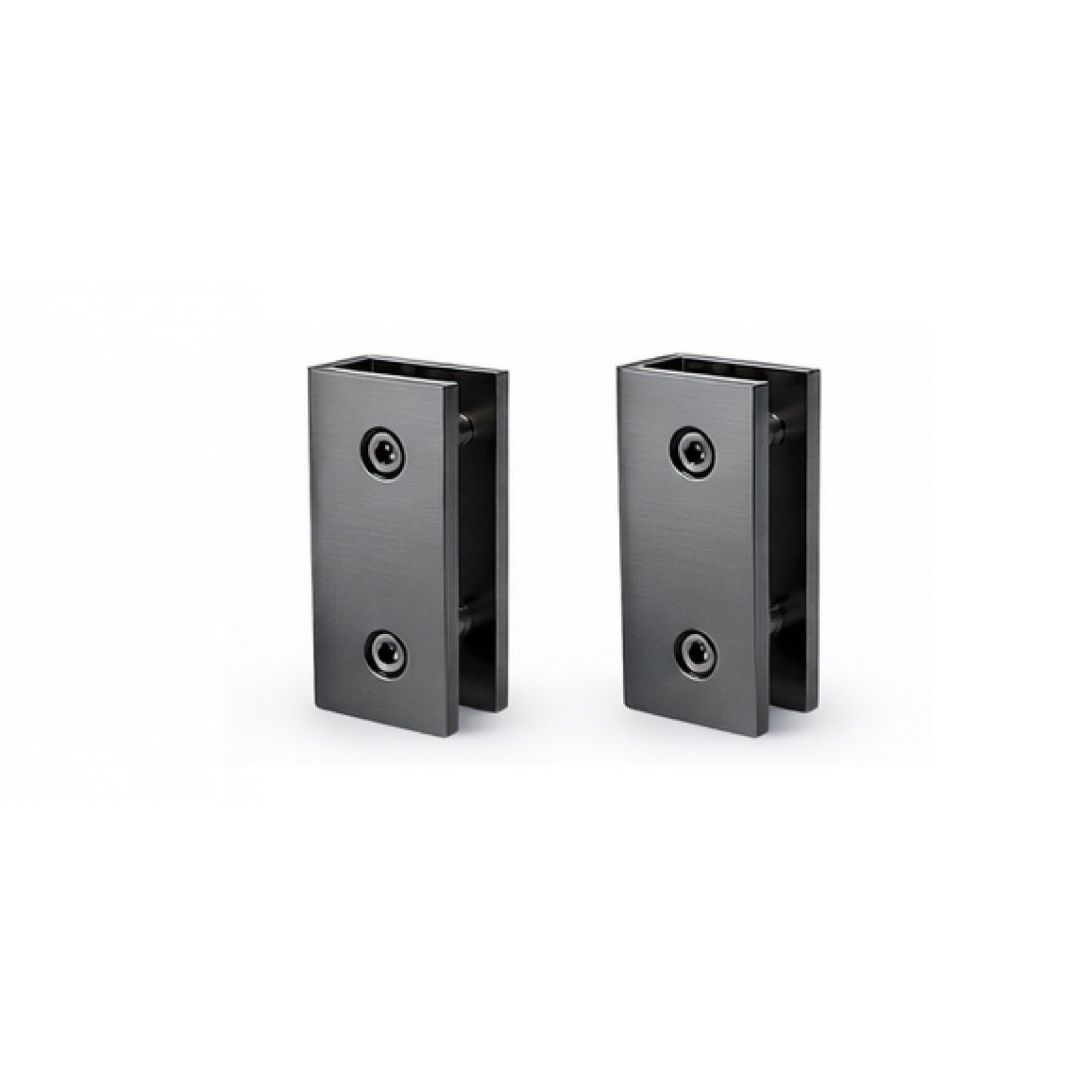 Shower Screen Clip Mounting Kit 3 Pack - Gunmetal Shower Screens Arova