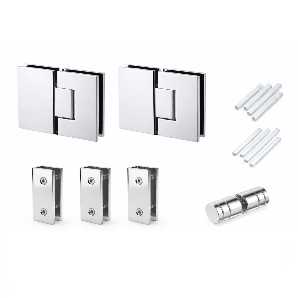 Shower Screen Hardware - Chrome Shower Screens Arova