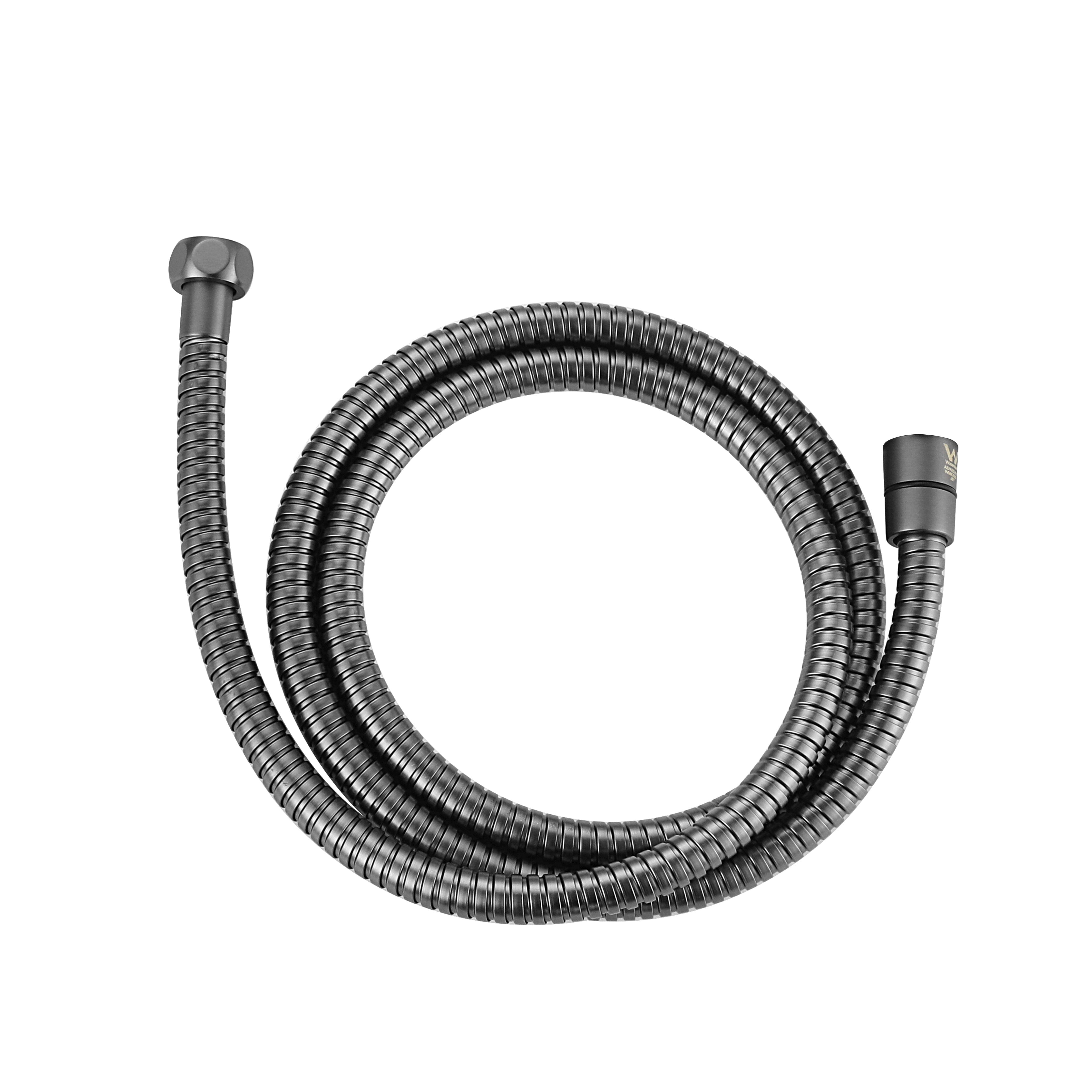 Stainless Steel Shower Hose Gunmetal 1.5m Accessories Arova