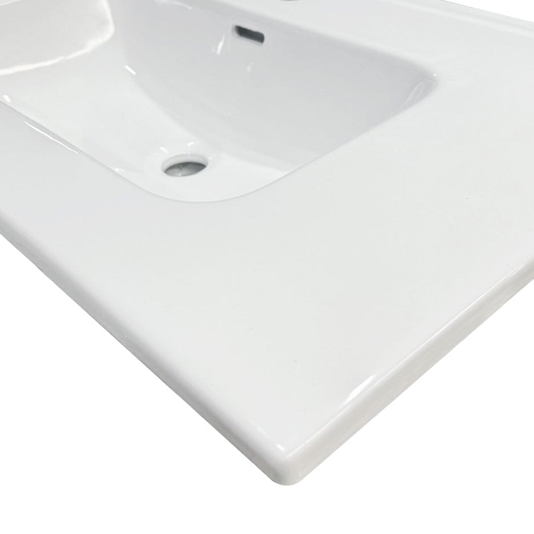 Sylvie 600mm Full Depth Ceramic Vanity Top Vanity Top Arova