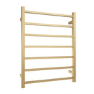 VIVA Heated Towel Rail Square Brushed Gold Heated Towel Rails Arova
