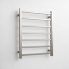 VIVA Heated Towel Rail Square Brushed Nickel Heated Towel Rails Arova