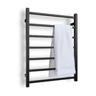 VIVA Heated Towel Rail Square Matte Black Accessories Arova