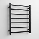 VIVA Heated Towel Rail Square Matte Black Heated Towel Rails Arova