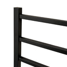 VIVA Heated Towel Rail Square Matte Black Heated Towel Rails Arova