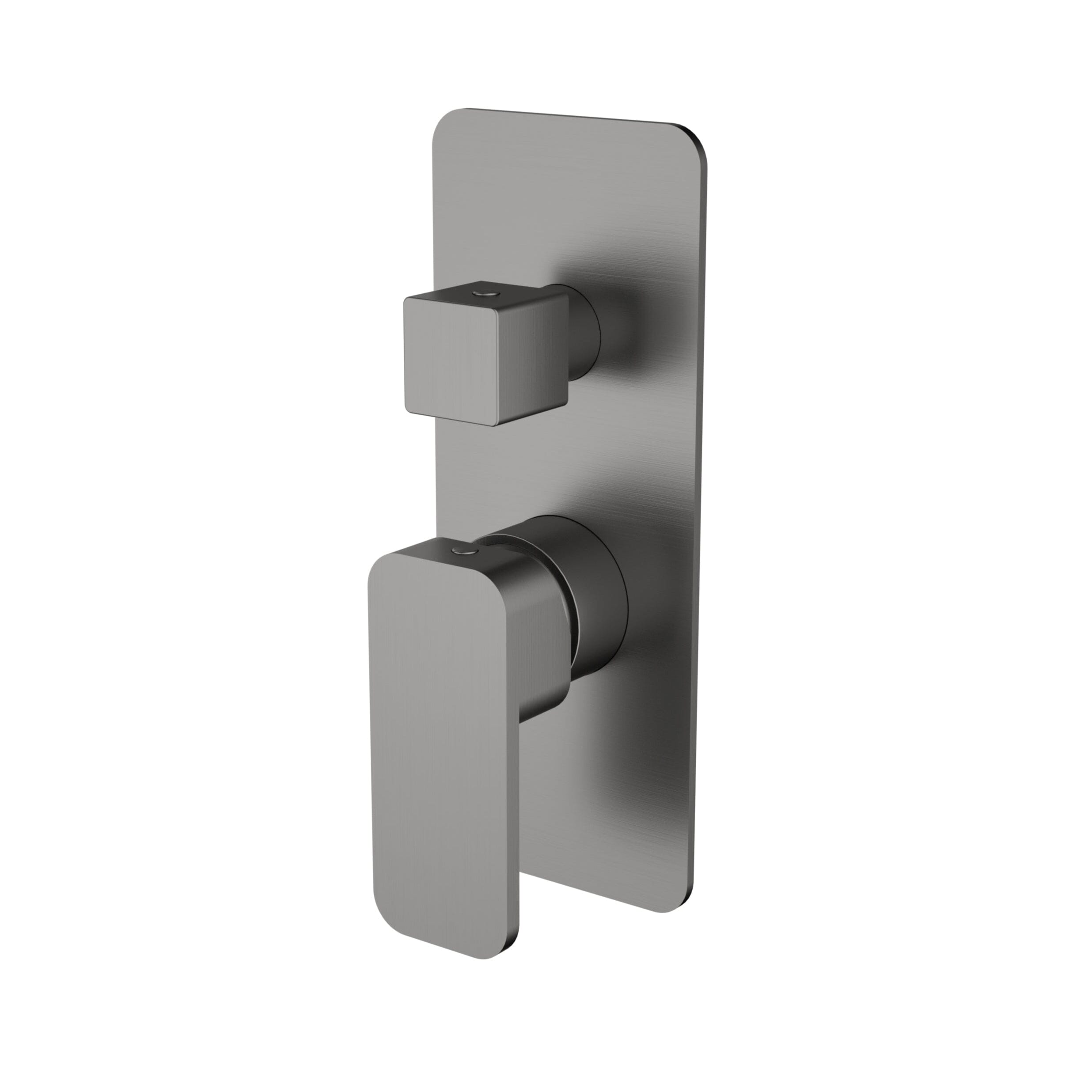 VIVA Shower / Bath Mixer with Divertor Gunmetal Arova