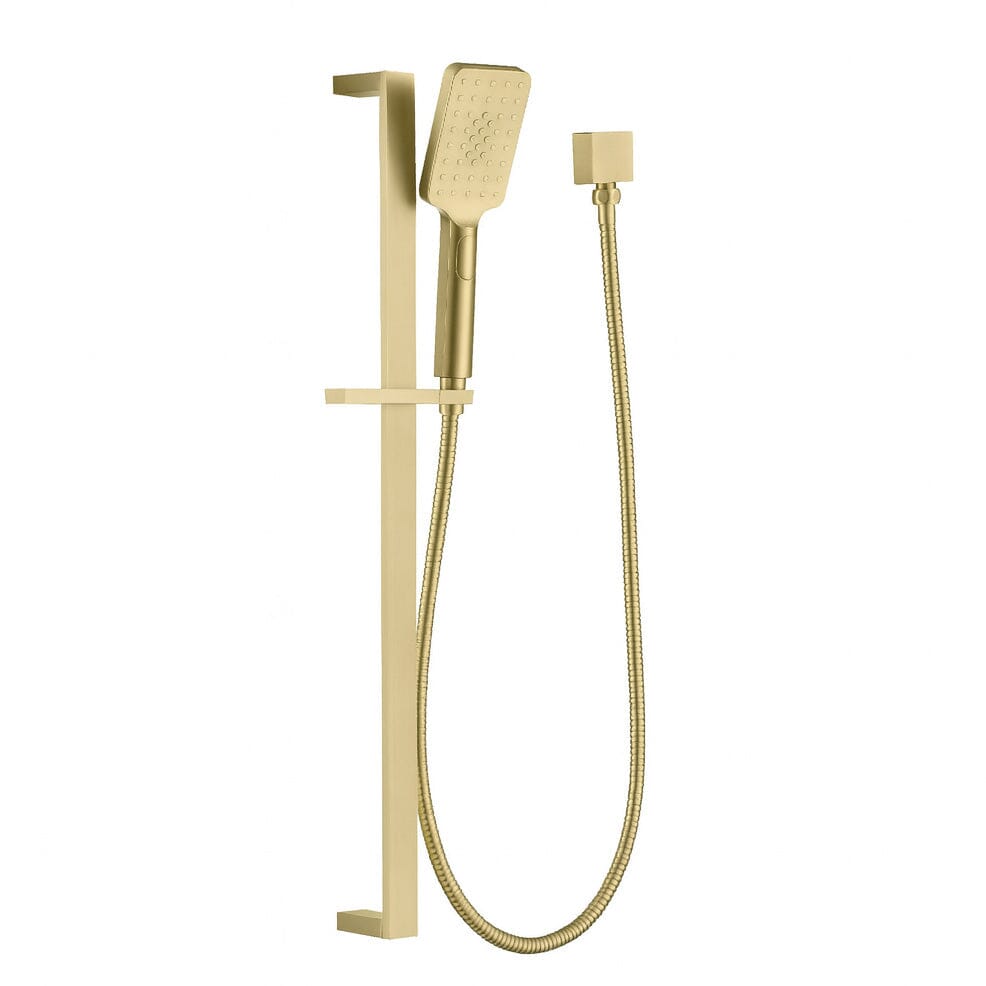 Viva Shower Rail Brushed Gold Showers Arova
