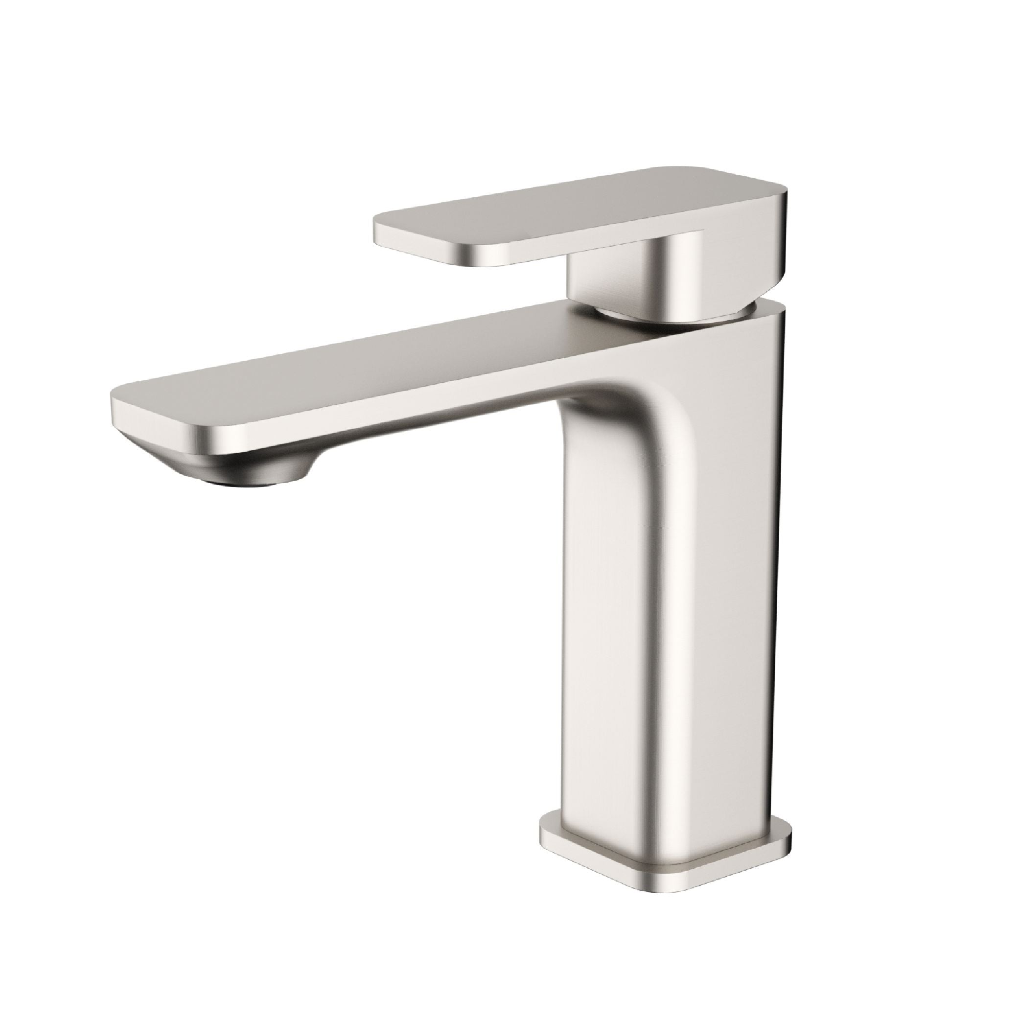 VIVA Square Basin Mixer Brushed Nickel - BT201BN Tapware Arova
