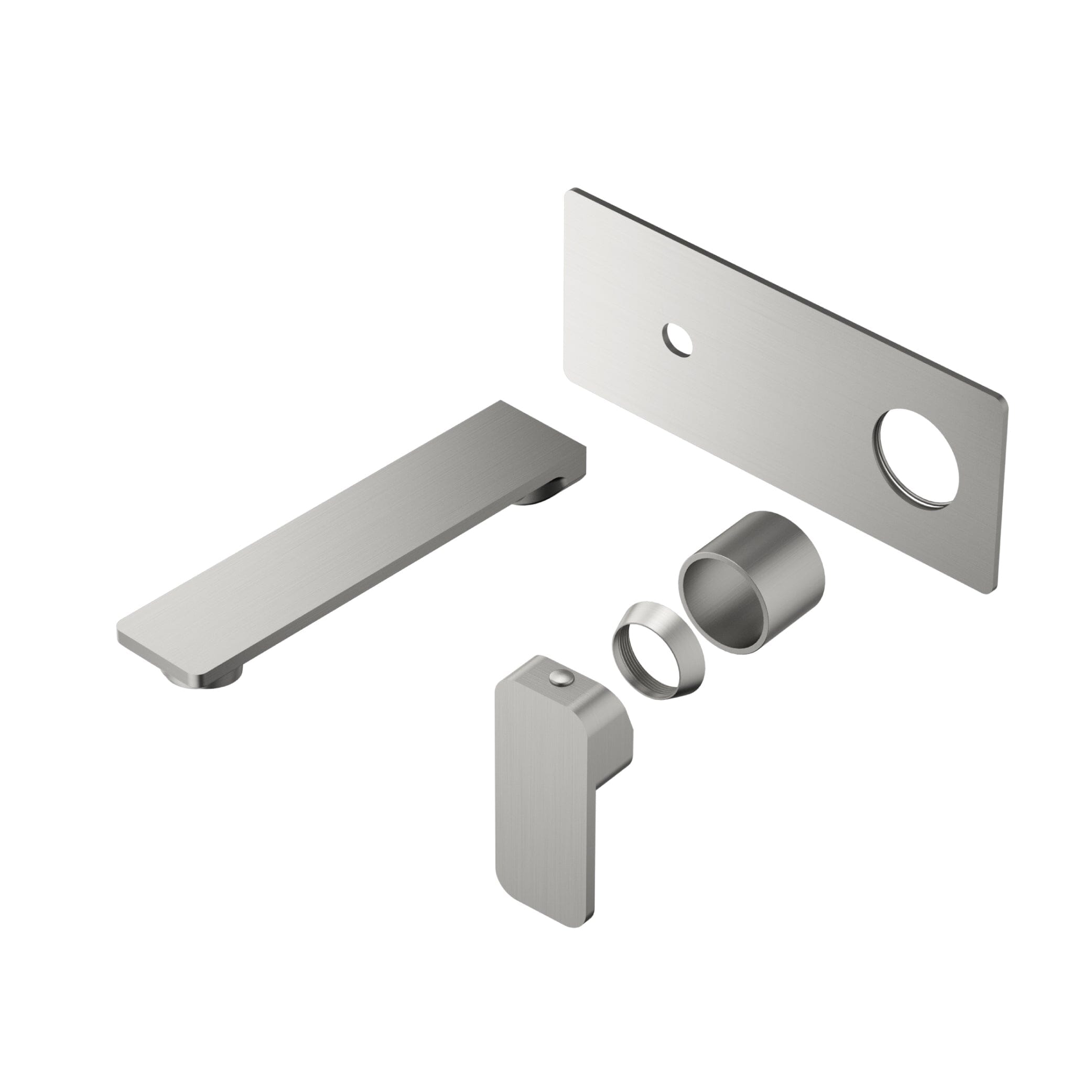 VIVA Wall Mount Bath Basin Mixer Brushed Nickel - BT204BN Tapware Arova