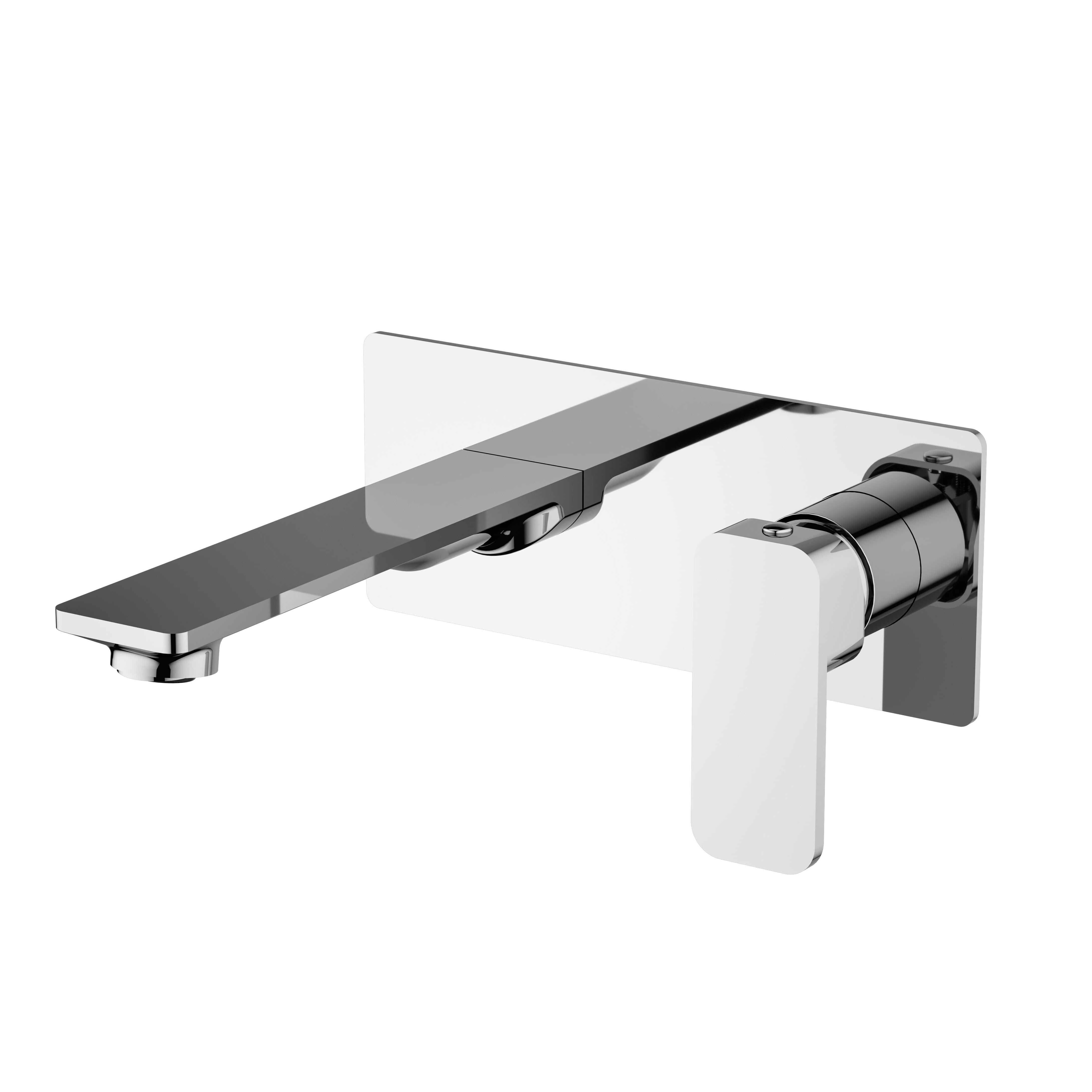 VIVA Wall Mount Bath Basin Mixer Spout Chrome Arova