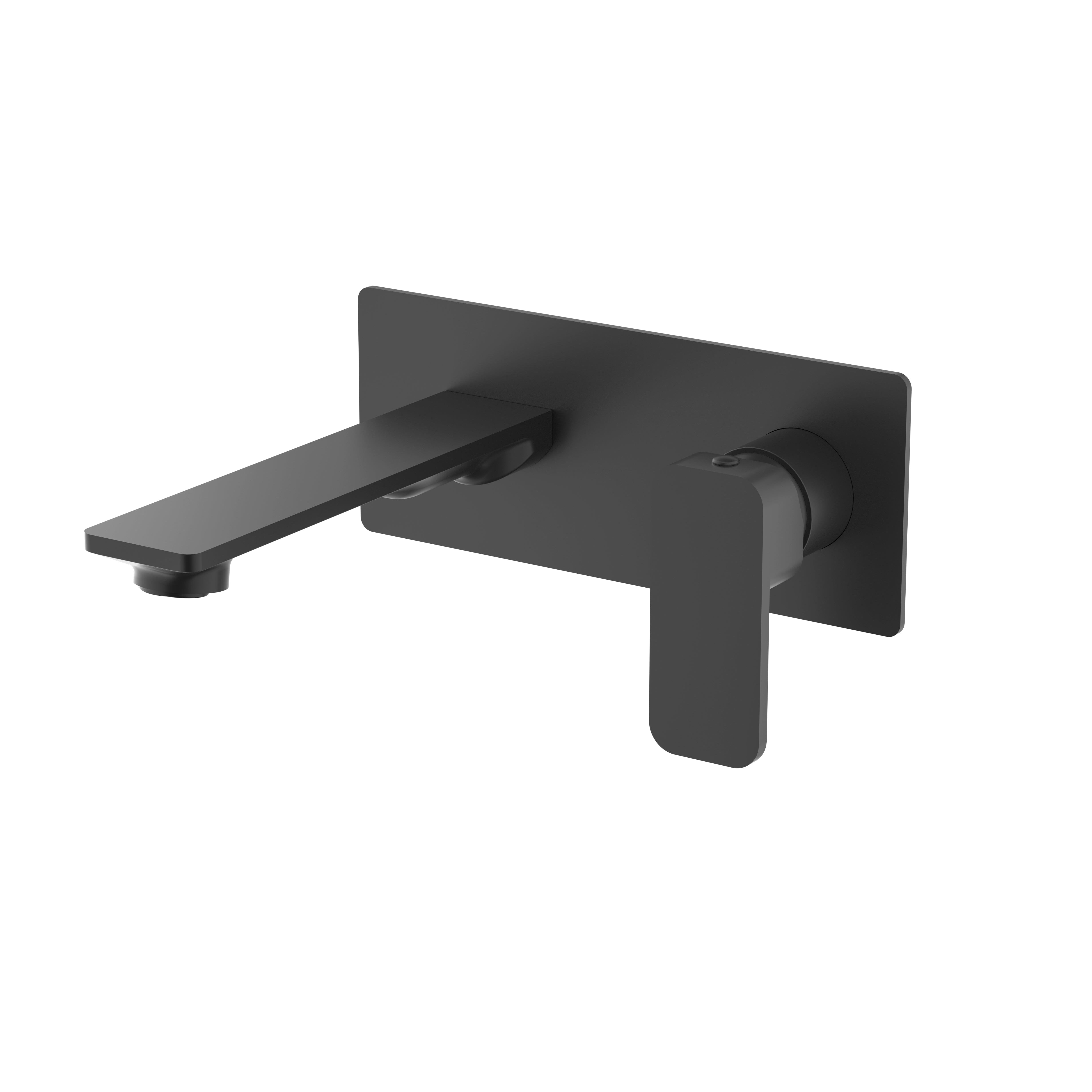 VIVA Wall Mount Bath Basin Mixer Spout Matte Black Arova