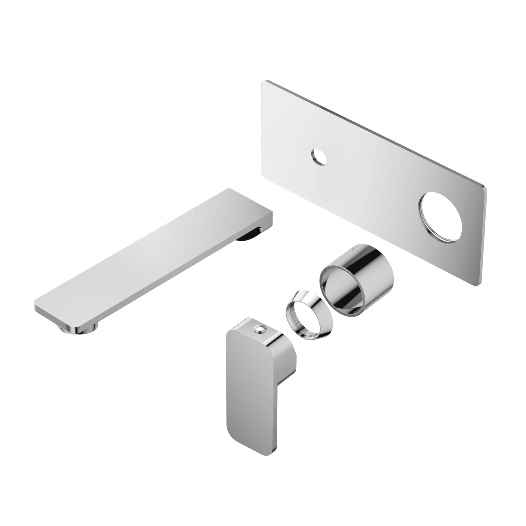 VIVA Wall Mount Bath Basin Mixer Spout Trim Kit Chrome - BT2041C Tapware Arova