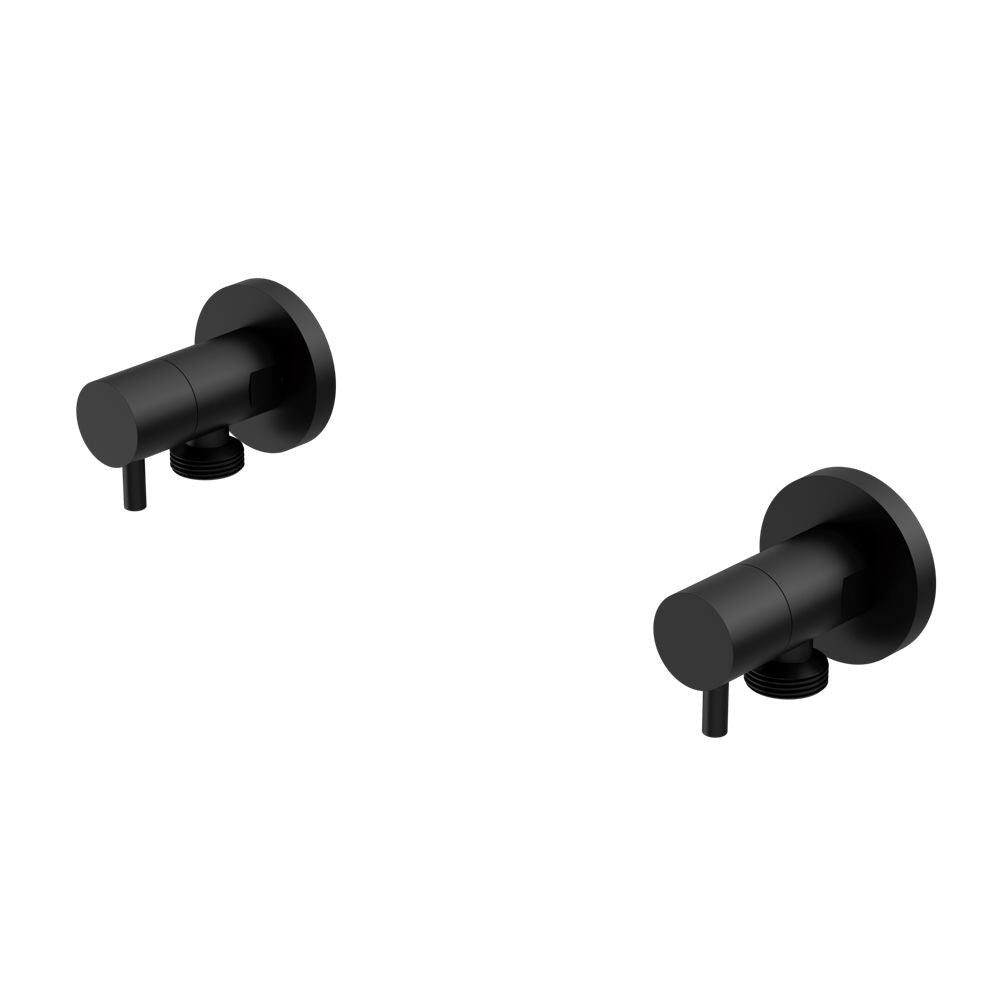 WASHING MACHINE TAP SET MATTE BLACK (NR262109dMB) Tapware Nero