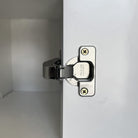 York 600mm Curved Wall Hung Vanity Matte White Vanities Arova