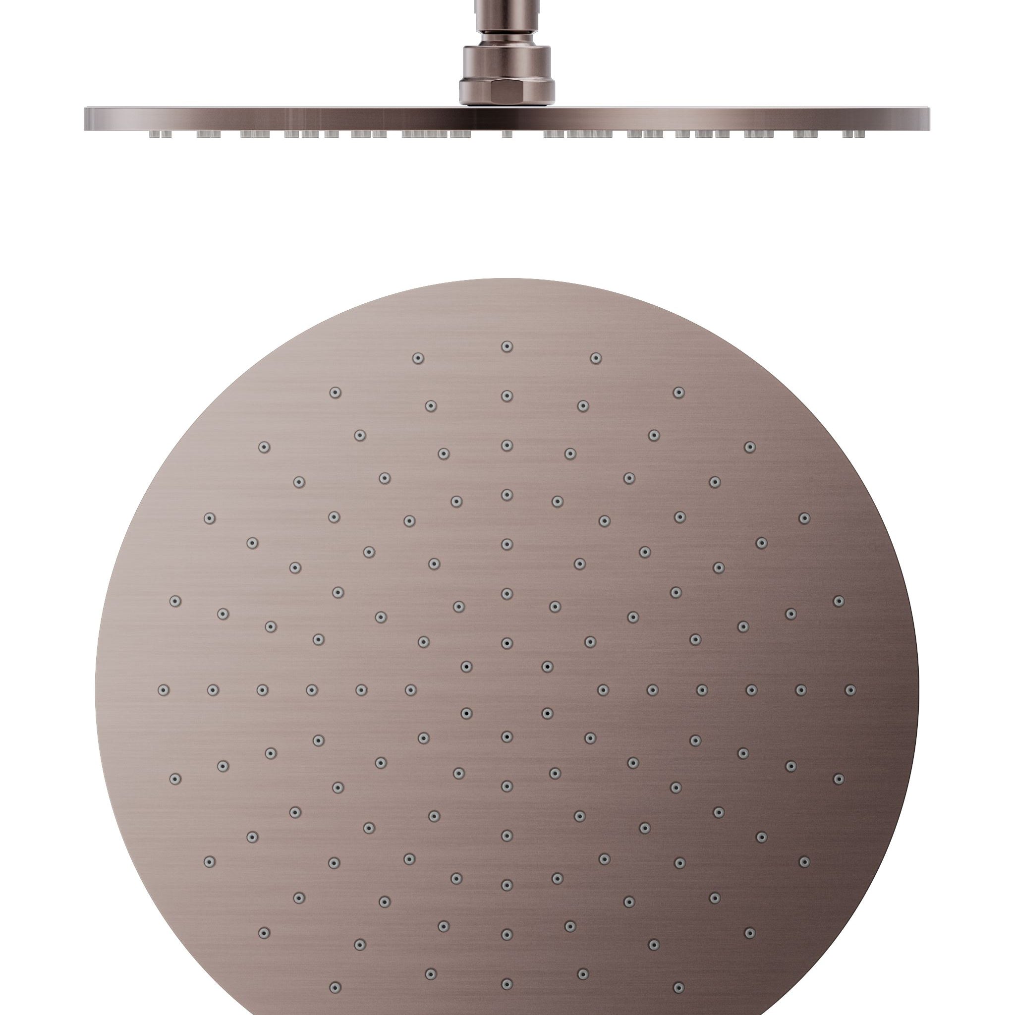 300mm Round Shower Head Brushed Bronze NRROA120BZ Showers Nero