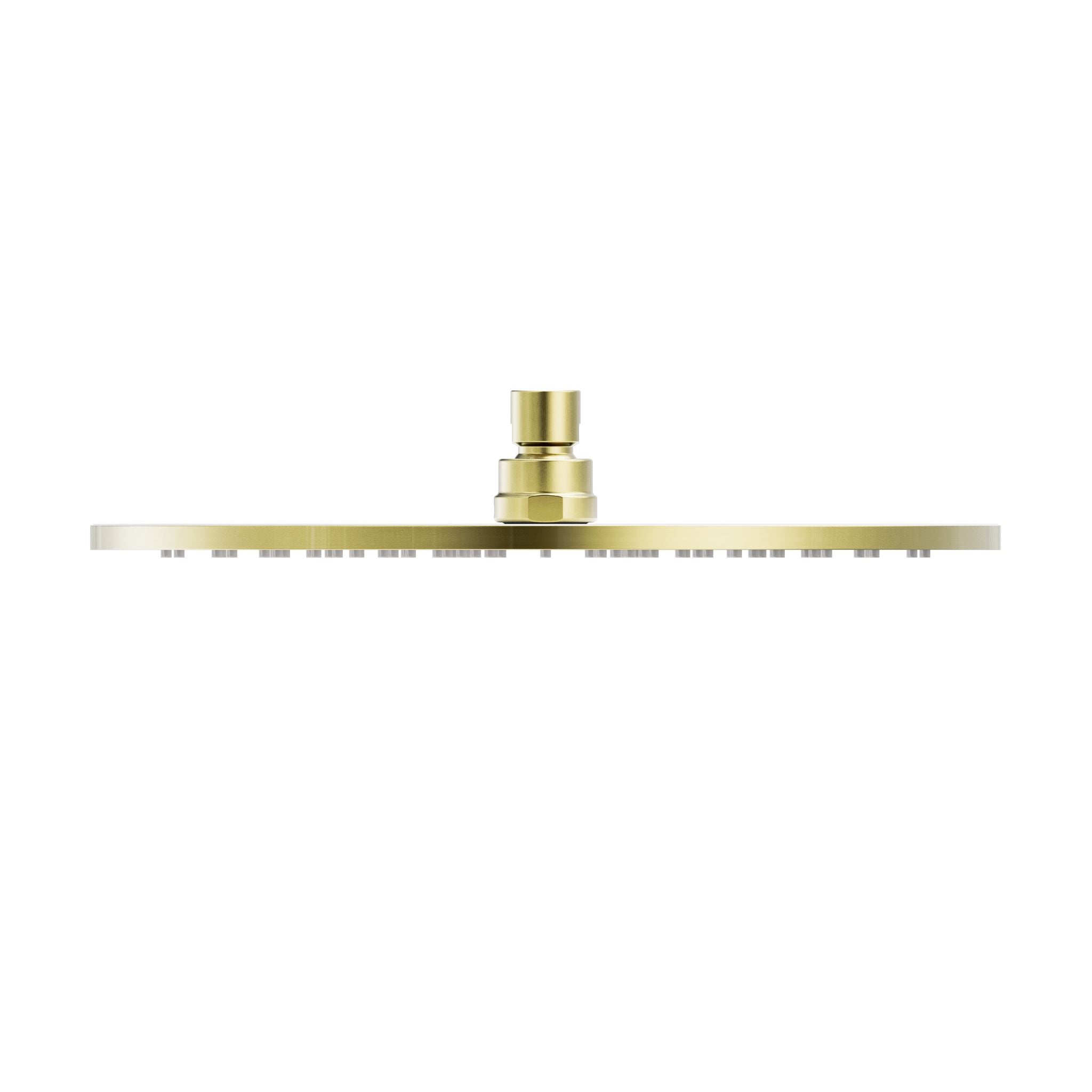 300mm Round Shower Head Brushed Gold ROA1202- BG Showers Nero