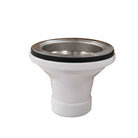 90mm Stainless Steel Sink Basket Waste and Plug Brushed Sinks Arova