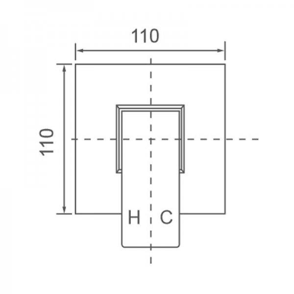 ACQUA Square Shower Mixer (Matte Black Finish) - WT806BK Tapware ECT