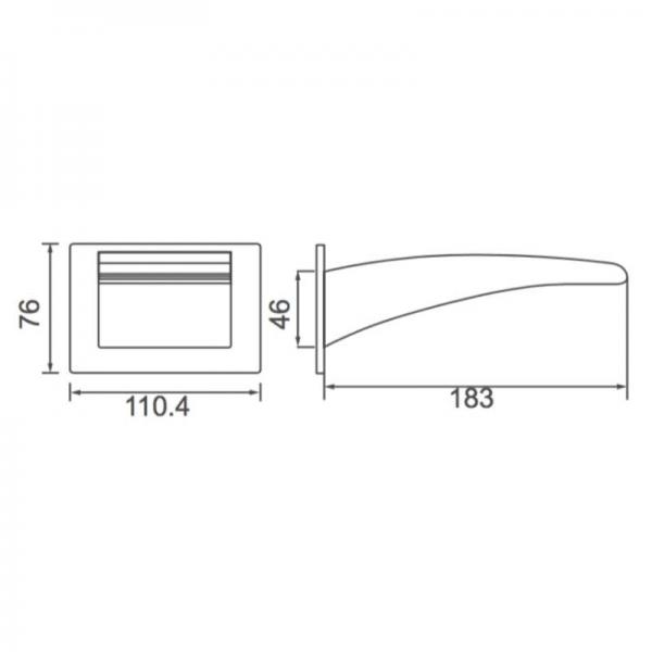 Acqua Water fall Bath Spout (Matte Black Finish) - WTSP20BK Tapware ECT