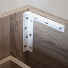 ALBANY 75cm Oak Timber Wall Hung Vanity Vanities & Mirrors Arova