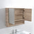 ALBANY 900mm Oak Shaving Cabinet Vanities & Mirrors Arova 