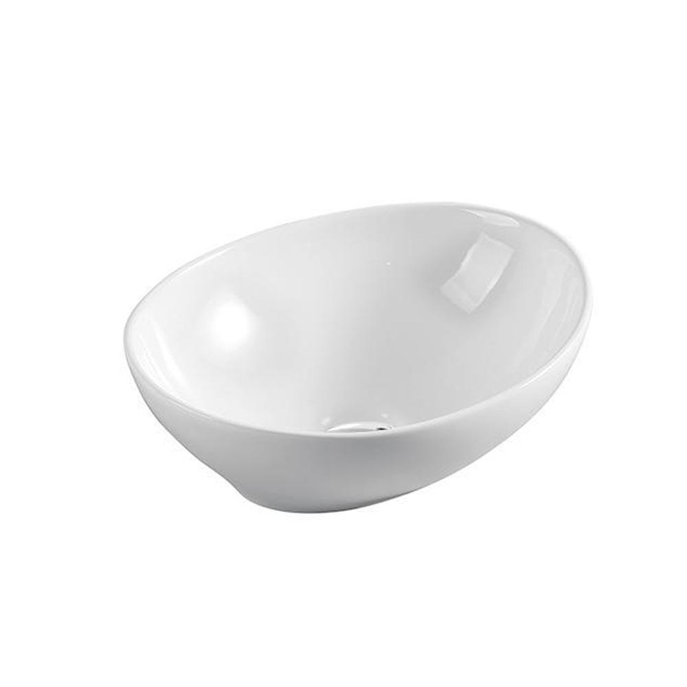 ARTISIC above counter basin Gloss White Basins ECT