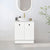 AUSTIN 60cm Floor Standing Bathroom Vanity Vanities & Mirrors Arova Ceramic Top with Integrated Basin - 