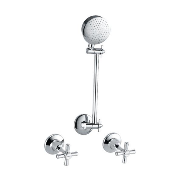 Bathmates Shower Head and Wall Top Assembly Set Showers ECT