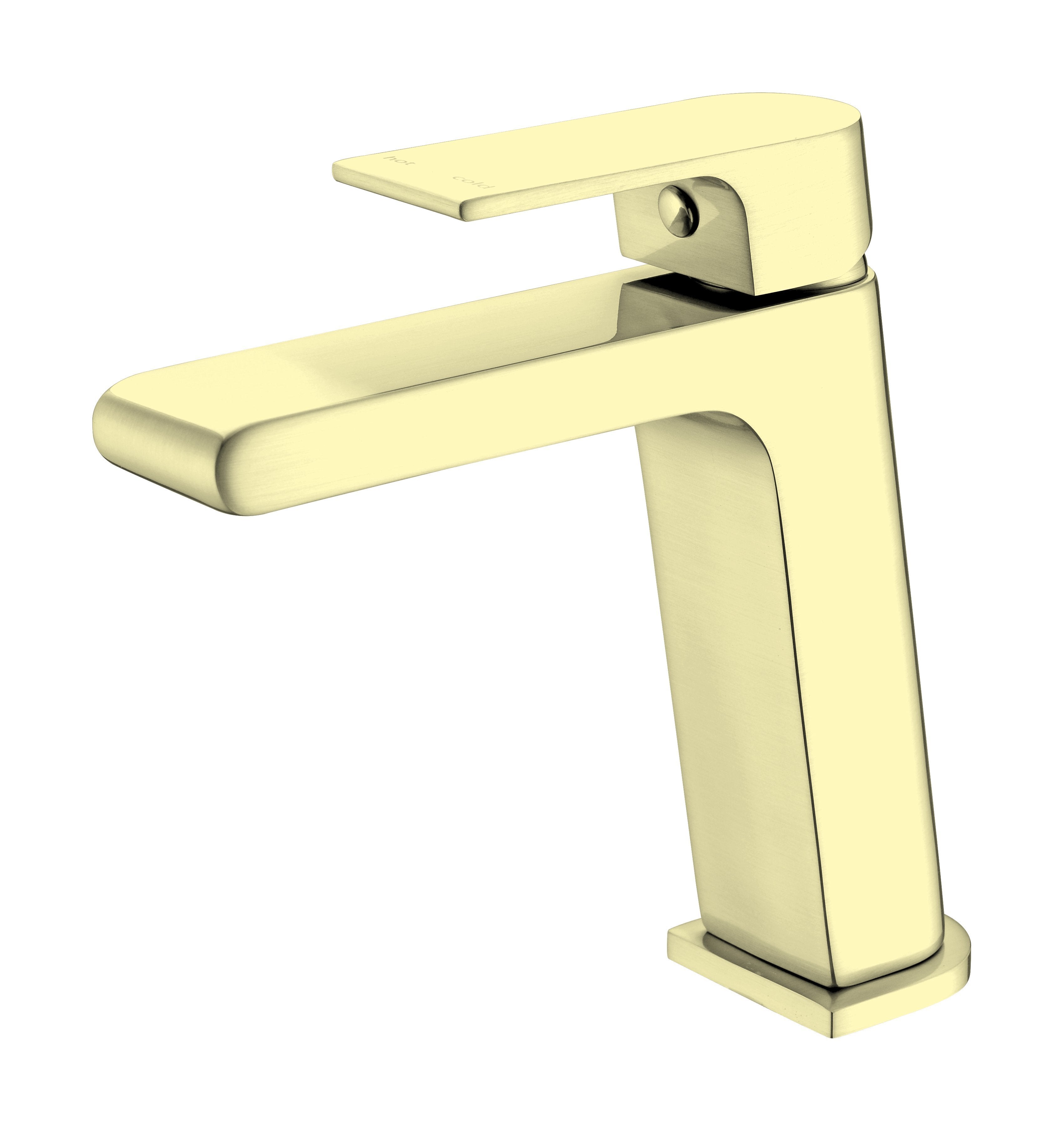 Bianca Basin Mixer Brushed Gold YSW3215-01-BG Tapware Nero