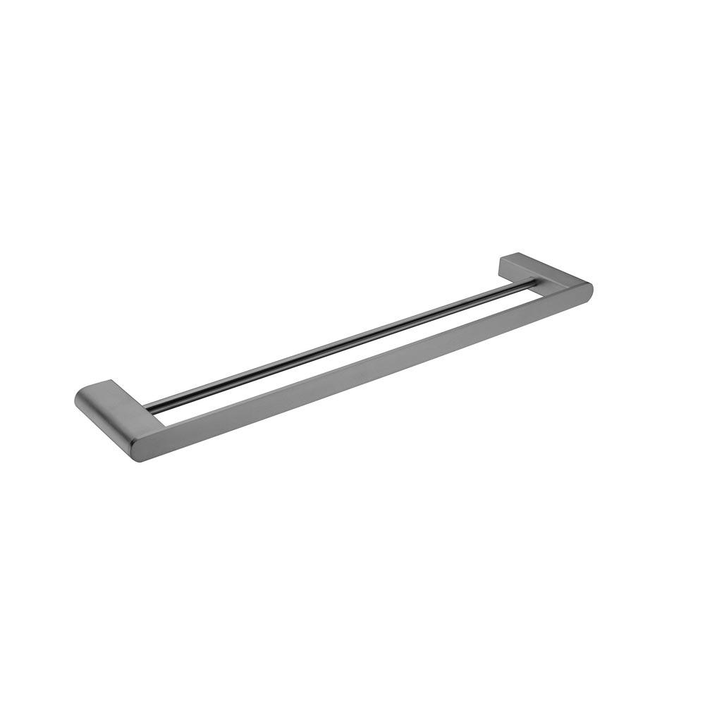 Bianca Double Towel Rail Gun Metal 800MM 9030D-GM Accessories Nero