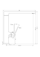 Bianca Kitchen Mixer Brushed Nickel YSW3215-07-BN Tapware Nero