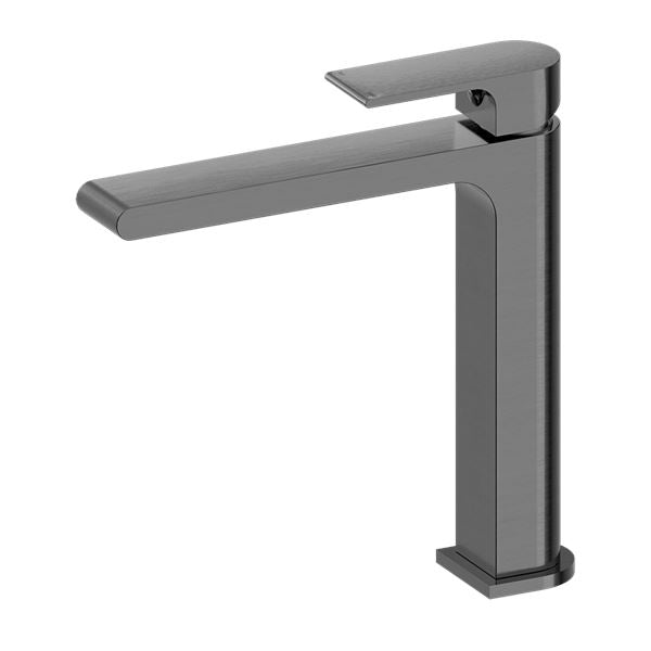 Bianca Mid Tall Basin Mixer Gun Metal YSW3215-01D-GM Tapware Nero