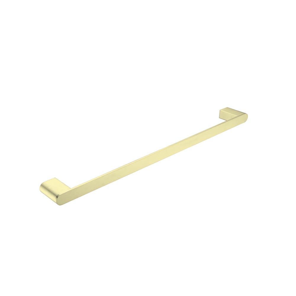 Bianca Single Towel Rail Brushed Gold 600MM 9024-BG Accessories Nero